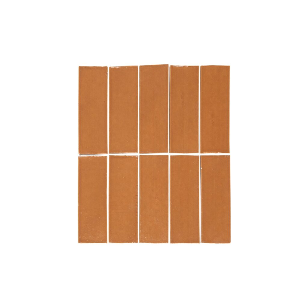 Rommani Handmade Zellige Rectangle Tile - Biscuit