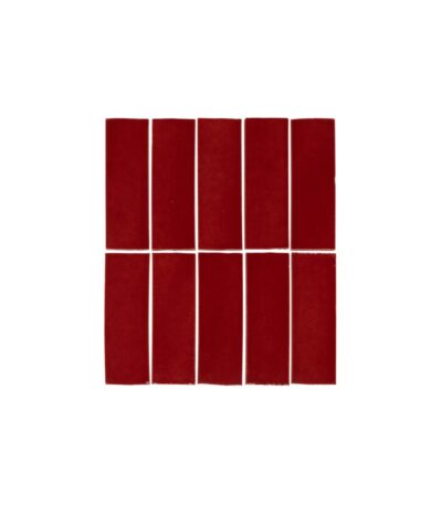 Rommani Handmade Zellige Rectangle Tile - Cherry