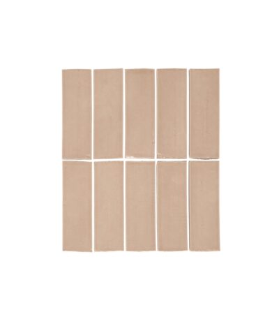 Rommani Handmade Zellige Rectangle Tile - Latte