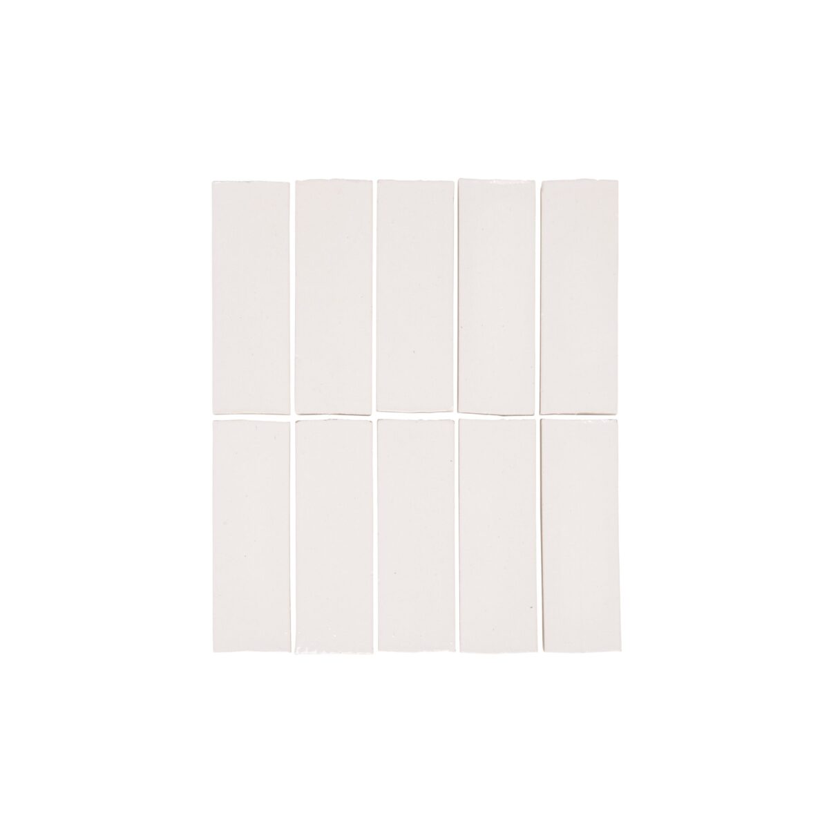 Rommani Handmade Zellige Rectangle Tile - Pearl