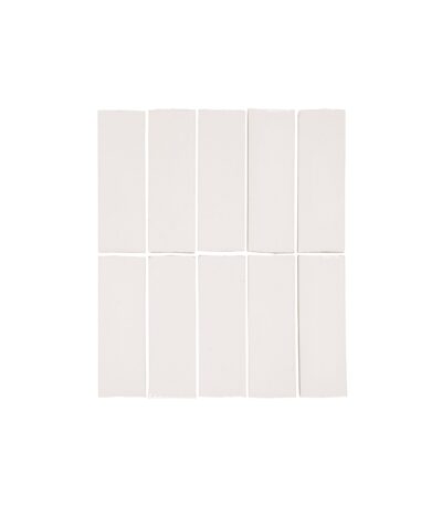 Rommani Handmade Zellige Rectangle Tile - Pearl