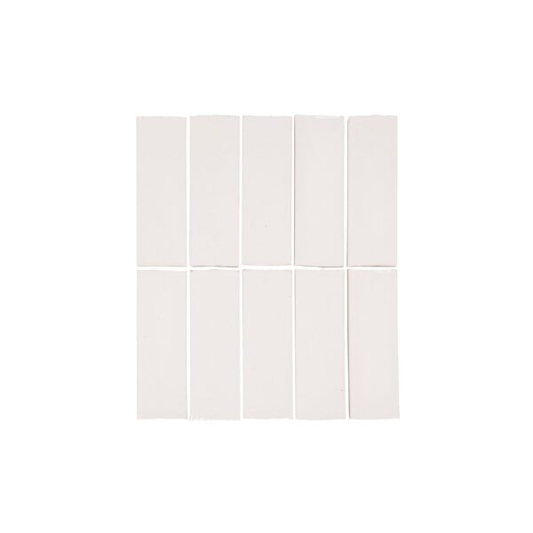 Rommani Handmade Zellige Rectangle Tile - Pearl