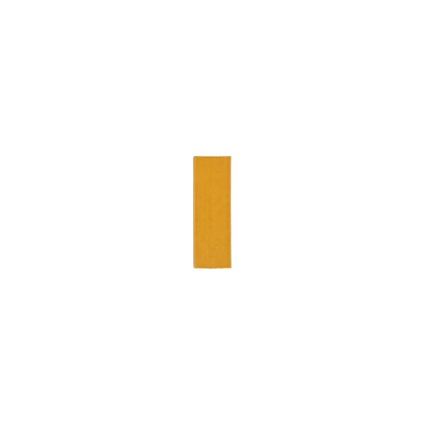 Rommani Handmade Zellige Rectangle Tile - Saffron Yellow (Sample)