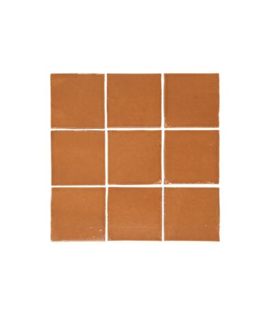 Rommani Handmade Zellige Square Tile - Biscuit