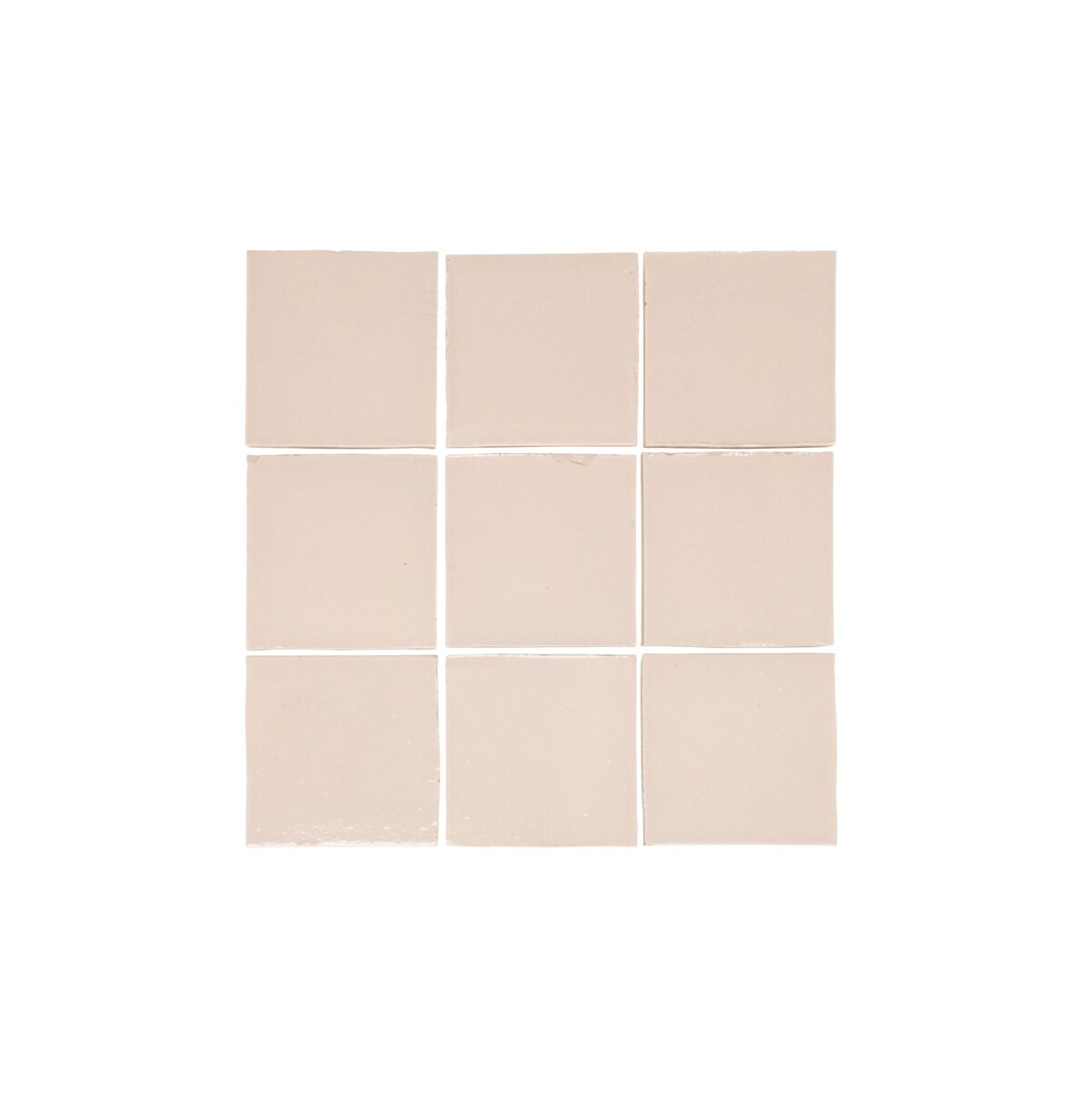 Rommani Handmade Zellige Square Tile - Bone