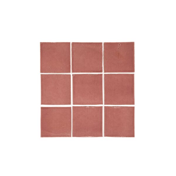 Rommani Handmade Zellige Square Tile - Desert Rose