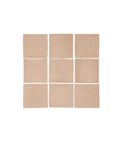 Rommani Handmade Zellige Square Tile - Latte