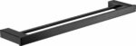 Rosa Double Towel Rail 610 mm - Matt Black | 6408D-610-B