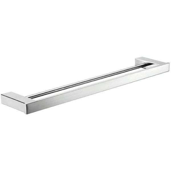 Rosa Double Towel Rail 610 mm - Mirror Polish | 6408D-610