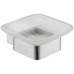 Rosa Glass Soap Dish - Mirror Polish | 6403