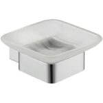 Rosa Glass Soap Dish - Mirror Polish | 6403