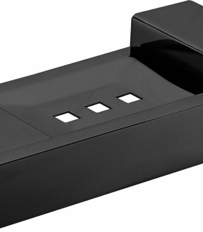 Rosa Metal Soap Holder - Matt Black | 6403D-B