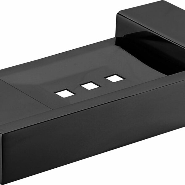 Rosa Metal Soap Holder - Matt Black | 6403D-B