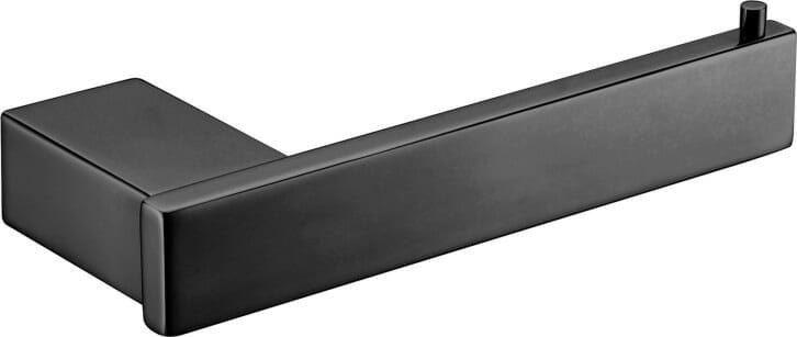 Rosa Toilet Roll Holder - Matt Black | 6404-B