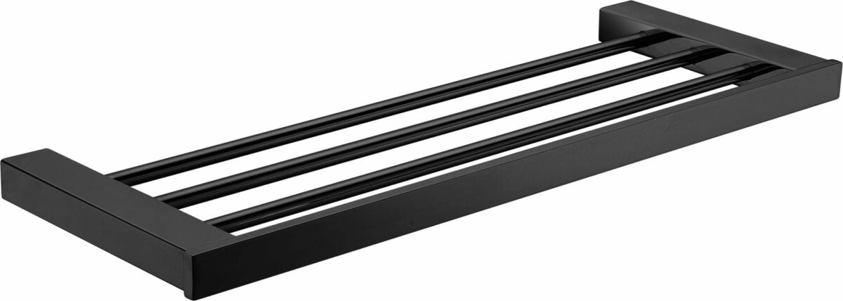Rosa Towel Shelf - Matt Black | 6482-B