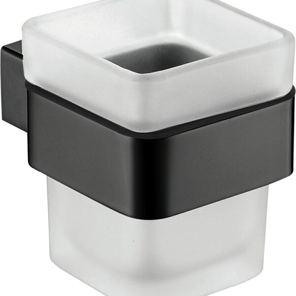 Rosa Tumbler Holder - Matt Black | 6402-B