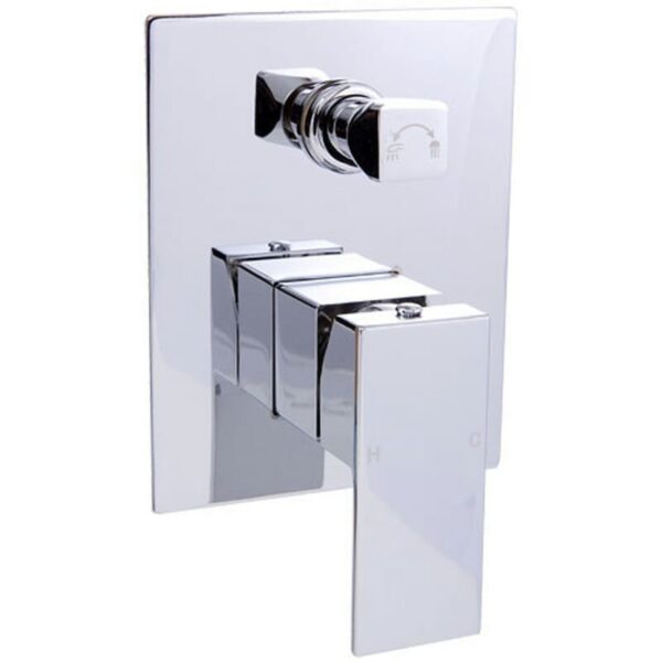 Rosa Wall Mixer With Diverter - Chrome | PSS3002SB
