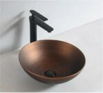 Rose Gold Round Basin | 405 x 405 x 150mm | 6203-F2