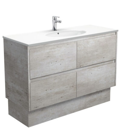 Rotondo Amato 1200 Industrial Vanity On Kick
