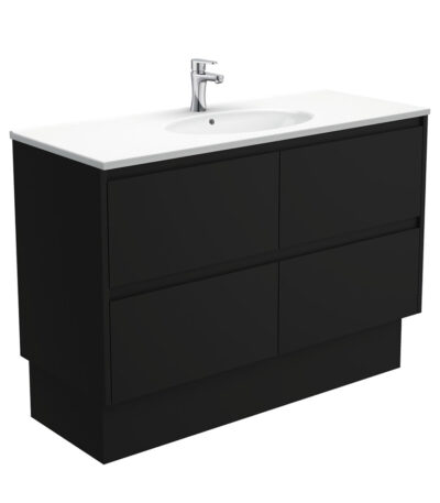 Rotondo Amato 1200 Satin Black Vanity On Kick