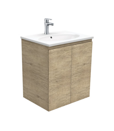 Rotondo Edge Scandi Oak 600 Wall-Hung Vanity