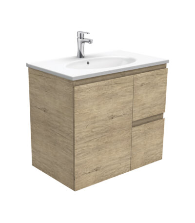 Rotondo Edge Scandi Oak 750 Wall-Hung Vanity