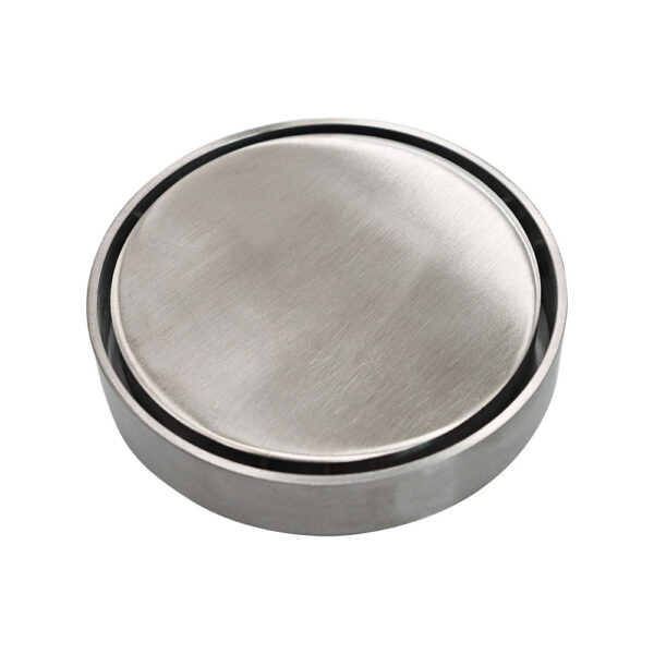 Round 2-in-1 Tile Bed Floor Waste, 88mm Outlet, Stainless Steel