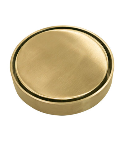 Round 2-in-1 Tile Bed Floor Waste, 88mm Outlet, Urban Brass