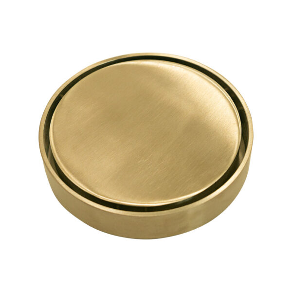 Round 2-in-1 Tile Bed Floor Waste, 88mm Outlet, Urban Brass