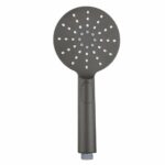 Round 3 Functions Gun Metal Grey ABS Handheld Shower | GM-R11.HHS