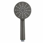 Round 3 Functions Gun Metal Grey ABS Handheld Shower | GM-R11.HHS