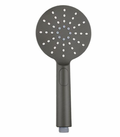 Round 3 Functions Gun Metal Grey ABS Handheld Shower | GM-R11.HHS