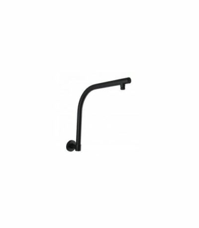 Round Black Swivel Wall Mounted Shower Arm | OX0128.SA