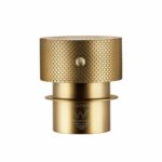 Round Brushed Gold Progressive Wall Mixer Handle | BUYG0169.HD