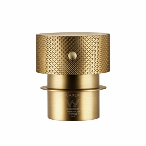 Round Brushed Gold Progressive Wall Mixer Handle | BUYG0169.HD