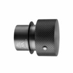 Round Brushed Gun Metal Grey Progressive Wall Mixer Handle | BUGM0169.HD