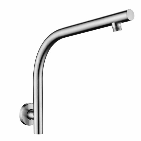 Round Brushed Nickel Wall Mounted Shower Arm | BU0127.SA
