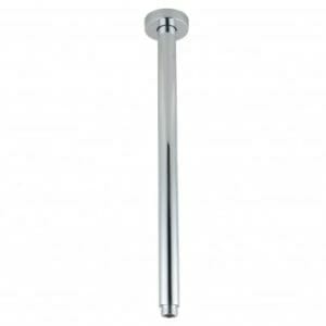 Round Chrome Ceiling Shower Arm 400mm