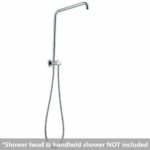 Round Chrome Shower Station without Shower Head and Handheld Shower | CH2138.SH.N