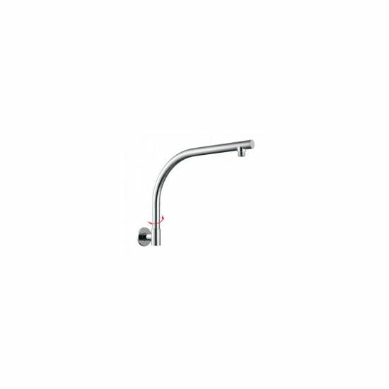 Round Chrome Swivel Wall Mounted Shower Arm | CH0128.SA