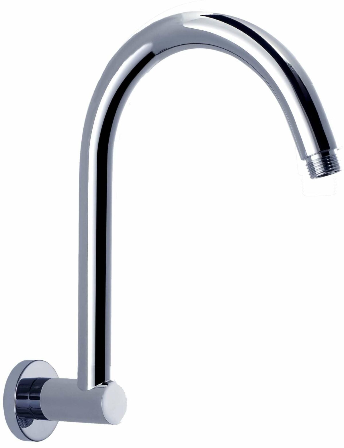 Round Curved Shower Arm - Chrome | PRY016N