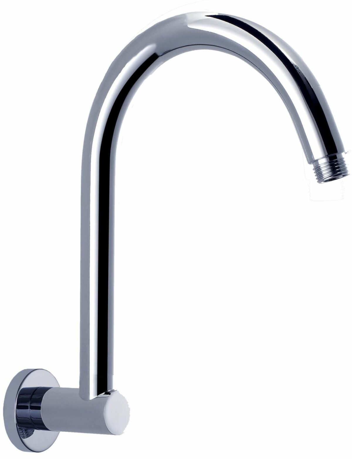 Round Curved Shower Arm - Chrome | PRY016N