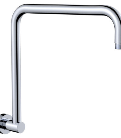 Round Fixed Gooseneck Shower Arm, Chrome