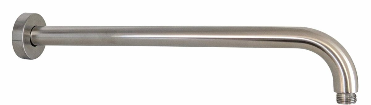 Round Horizontal Shower Arm - Brushed Nickel | PRY006-BN