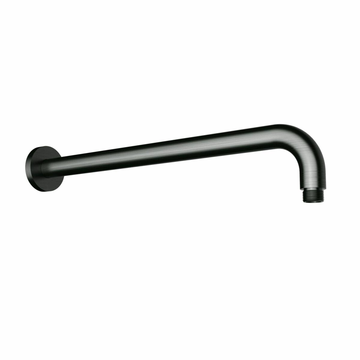 Round Horizontal Shower Arm - Gunmetal | PRY006-GM