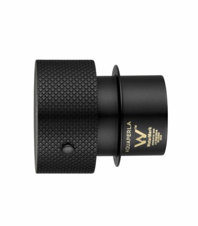 Round Matt Black Progressive Wall Mixer Handle | OX0169.HD