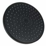 Round Matt Black Rainfall Shower Head 200mm | OX0102.SH