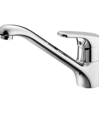 Round Medium Chrome Kitchen Mixer | XG32