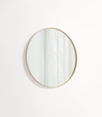 Round Mirror 600mm - Brushed Brass