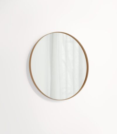 Round Mirror 600mm - Brushed Copper